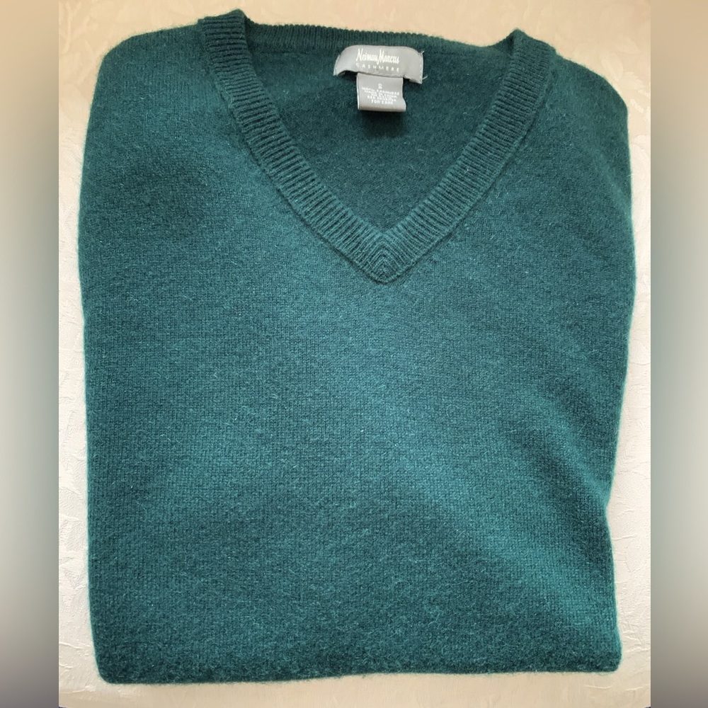 NM Dark Green Cashmere Sweater